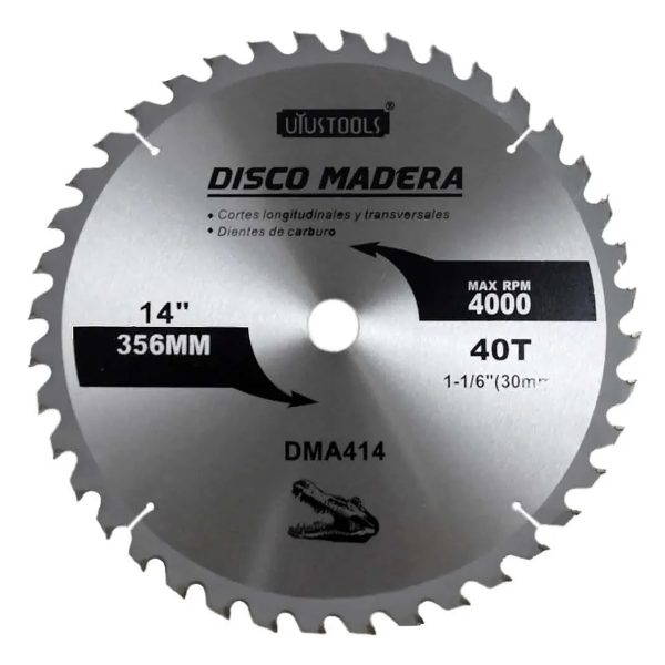 Disco sierra circular 14" 40T